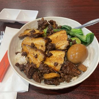 Kung Fu Dumpling - Braised Pork Belly Kou Rou Fan - Chinese Near Me - Oviedo, Florida