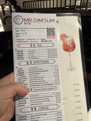Menu photo 1 Mr. Dim Sum Tukwila, WA