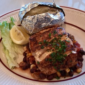 Captain's Quarters - Blackened Mahi Mahi. - New American Near Me - Santee, South Carolina Captain's Quarters - Blackened Mahi Mahi. - New American Near Me - Santee, South Carolina