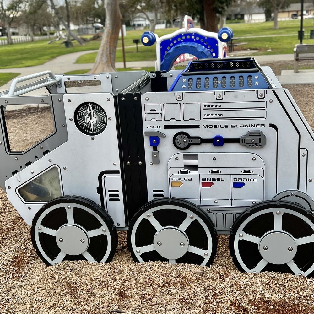 Pioneer Park - Cool space car, great if your child loves to play pretend like our 6 year old! - Parks Near Me - Sacramento, California Pioneer Park - Cool space car, great if your child loves to play pretend like our 6 year old! - Parks Near Me - Sacramento, California