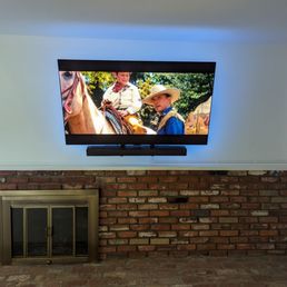 TV wall mount job