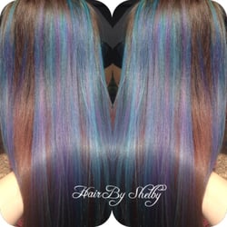 Underneath pops of color!