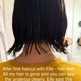 Elle Jane Beauty - You can see how little hair she left as a veil. It was the strangest look after showering and super embarrassing, forcing me to blow dry. - Hair Stylists Near Me - San Diego, California