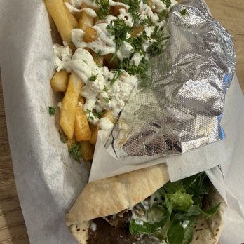 Princess Pita - Gyro Pita Wrap with Greek Fries - Mediterranean Near Me - Mesa, Arizona Princess Pita - Gyro Pita Wrap with Greek Fries - Mediterranean Near Me - Mesa, Arizona