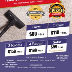 Team Clean Carpet - Buy 1 Room Get 1 Room FREE (equal or lesser size)