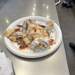 Banana Split Crepe