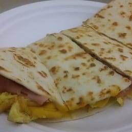 Breakfast quesadilla for $4.15 plus tax Breakfast quesadilla for $4.15 plus tax