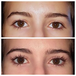 Skin Sensations by Cristina - Before and after of my lash lift by Cristina:)