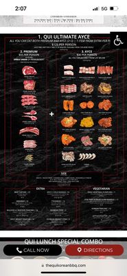 Menu photo 4 The QUI Korean BBQ & BAR Gainesville, VA Menu photo 4 The QUI Korean BBQ & BAR Gainesville, VA