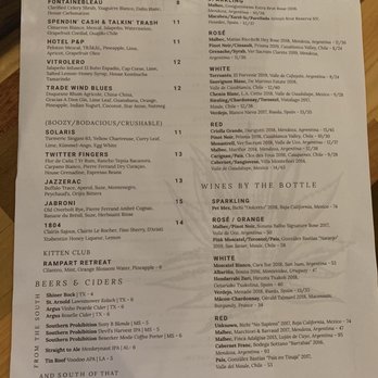Palm&Pine - Menu - Cocktail Bars Near Me - New Orleans, Louisiana Palm&Pine - Menu - Cocktail Bars Near Me - New Orleans, Louisiana