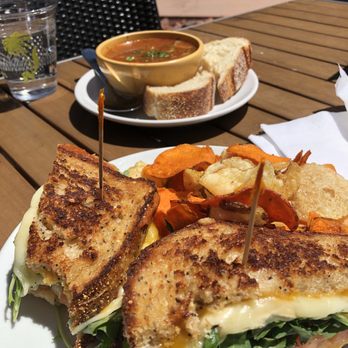 Wildflower - Wildflower Grilled Cheese Sandwich and garden vegetable soup. - Sandwiches Near Me - Sedona, Arizona Wildflower - Wildflower Grilled Cheese Sandwich and garden vegetable soup. - Sandwiches Near Me - Sedona, Arizona