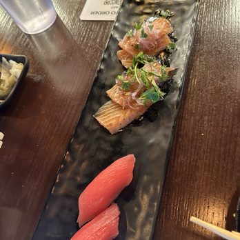 Niku Sushi - Tuna sushi, Pepper Salmon Carpaccio(5Pcs) - Sushi Bars Near Me - Anaheim, California