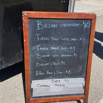 Burnin the Bone Smokehouse - a menu on a chalkboard - Barbeque Near Me - Laurel, Montana Burnin the Bone Smokehouse - a menu on a chalkboard - Barbeque Near Me - Laurel, Montana