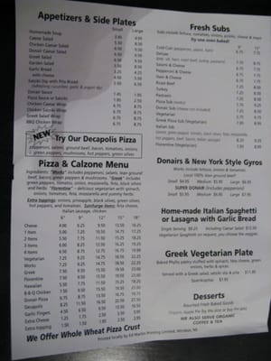 Menu photo 2 Bella Roma Pizza Windsor, NS