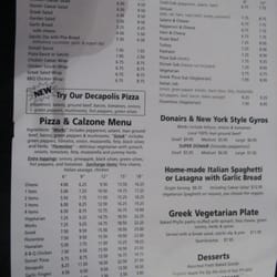 Bella Roma Pizza - Menu