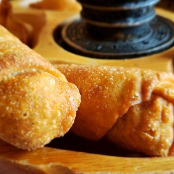 Moy's Restaurant - The pork and peanut butter egg rolls. - Cantonese Near Me - Elkhorn, Wisconsin