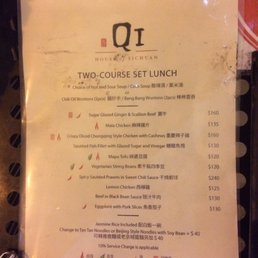 Menu (two course set lunch) Menu (two course set lunch)
