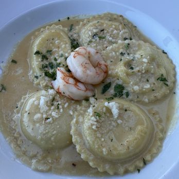 The Bicycle Thief - Crab ravioli with shrimp (handmade pasta) - Italian Near Me - Halifax, Nova Scotia