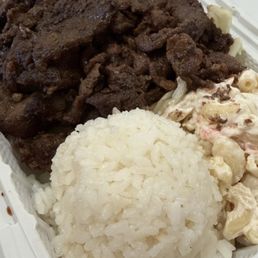 Mini beef plate lunch Mini beef plate lunch
