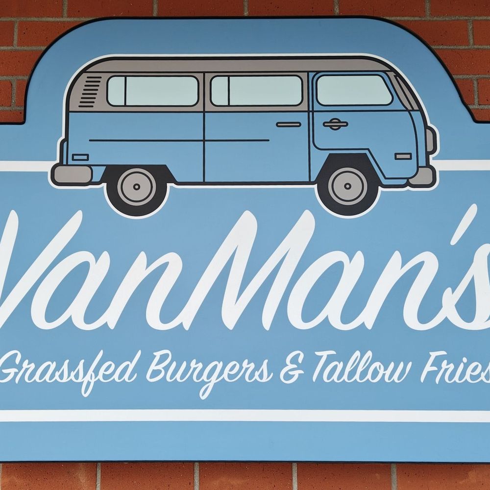 Business sign on an external wall
