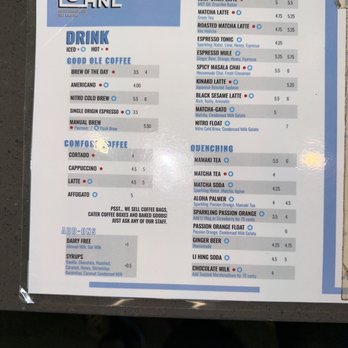 9Bar HNL - Menu - Coffee & Tea Near Me - Honolulu, Hawaii 9Bar HNL - Menu - Coffee & Tea Near Me - Honolulu, Hawaii