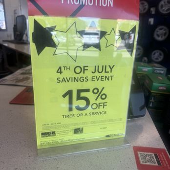 Firestone Complete Auto Care - Promotional 4th of July sale. - Tires Near Me - Bakersfield, California
