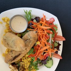 La Fonda Del Bosque - Mushroom chile relleno.