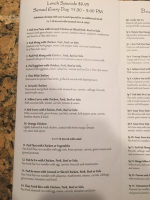 Menu photo 7 Buddha Thai Kitchen Middletown, CA Menu photo 7 Buddha Thai Kitchen Middletown, CA