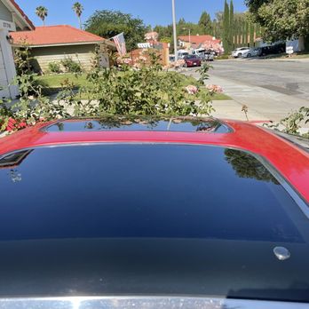 VIP Recon - Double sided 5% Ceramic tint on T-tops - Auto Detailing Near Me - Valencia, California