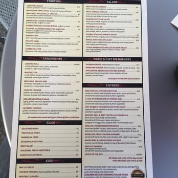 Friendly Red's Tavern - Menu - New American Near Me - Windham, New Hampshire