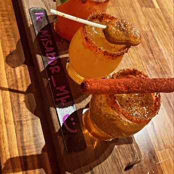 Mi Sabor Mexican Kitchen - Michelada flight. So good! - Mexican Near Me - Glendora, California Mi Sabor Mexican Kitchen - Michelada flight. So good! - Mexican Near Me - Glendora, California