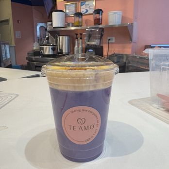 Te'amo Boba Bar - Ube Organic Milk Drink - Bubble Tea Near Me - Chicago, Illinois Te'amo Boba Bar - Ube Organic Milk Drink - Bubble Tea Near Me - Chicago, Illinois