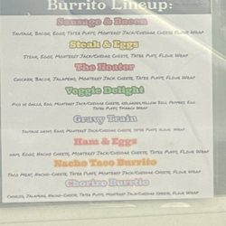Rainier Valley Coffee - March Food Menu