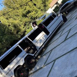 Two tone G wagon Limo