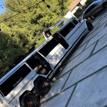 The Biggest Limo - Two tone G wagon Limo - Limos Near Me