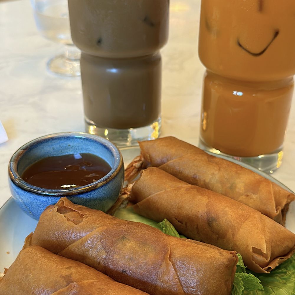Ginger and Lemongrass - chicken and shrimp spring roll with thai ice tea and viet ice coffee - Vietnamese Near Me - Whitestone, New York Ginger and Lemongrass - chicken and shrimp spring roll with thai ice tea and viet ice coffee - Vietnamese Near Me - Whitestone, New York
