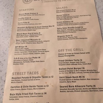 Ballast Point Brewing Long Beach - Food menu - Breweries Near Me - Long Beach, California Ballast Point Brewing Long Beach - Food menu - Breweries Near Me - Long Beach, California