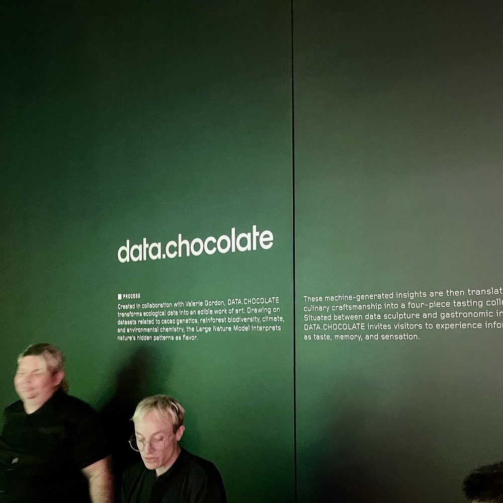 Chocolate collaboration to go with the rainforest exhibit.  Let AI pic for you, or choose