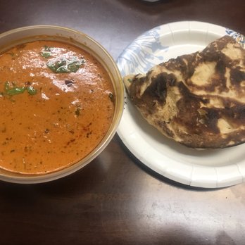 Mint - Chicken tikka masala and garlic naan. - Indian Near Me - Laguna Hills, California