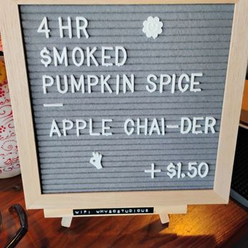 Studious Coffee - Mmmm.....I'll have to try this next time! Love the fall vibes. - Coffee & Tea Near Me - Blue Island, Illinois