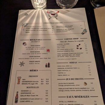 Le Hibou - Other beverage offerings - Bistros Near Me - Paris, 75 Le Hibou - Other beverage offerings - Bistros Near Me - Paris, 75