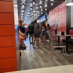 The line on 4th of July. This place is open.
