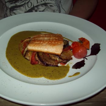 Alta Bistro - Pan Seared Arctic Char and Ratatouille - French Near Me - Whistler, British Columbia Alta Bistro - Pan Seared Arctic Char and Ratatouille - French Near Me - Whistler, British Columbia