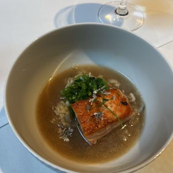 Chez Bacchus - Amazing salmon and miso soup - New American Near Me - Long Beach, California Chez Bacchus - Amazing salmon and miso soup - New American Near Me - Long Beach, California