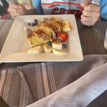 Local Table- Fulshear - Child size French toast. Kiddo had to ask for a second portion. I guess he has to start ordering off the regular menu now. - Breakfast & Brunch Near Me - Fulshear, Texas