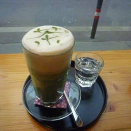A traditional Japanese beverage: the Matcha Tea Latte!