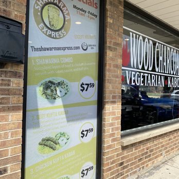 Shawarma Express - Outdoor sign - Middle Eastern Near Me - Lombard, Illinois