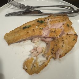 Barramundi undercooked Barramundi undercooked