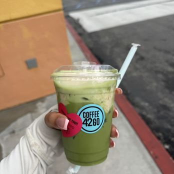 Coffee42go - Iced Banana Crme Matcha - Coffee & Tea Near Me - Anaheim, California Coffee42go - Iced Banana Crme Matcha - Coffee & Tea Near Me - Anaheim, California