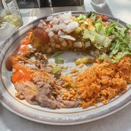 Stuffed Sopapilla Platter